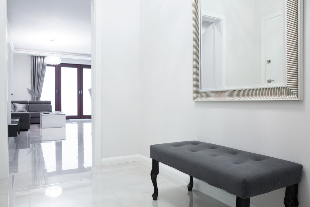 bancos para decorar o hall de entrada