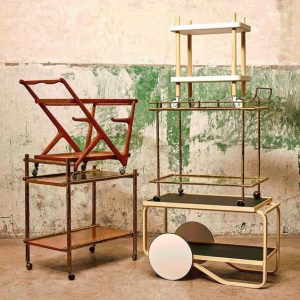 Carrinhos bar: funcionais e decorativos