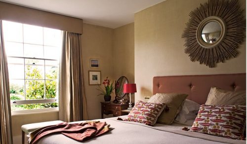 espelhos em formato de sol