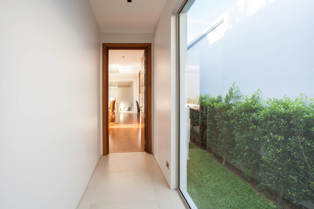 iluminação do corredor