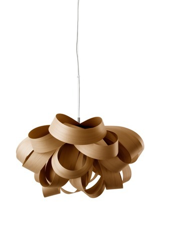 lâmpada de madeira-tendência natural na decoração