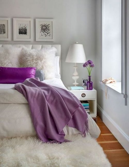 tendência lavanda na decoração dos quartos