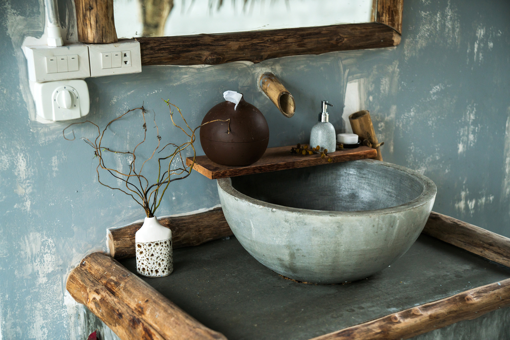 pia e bancada para o baneiro