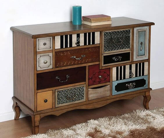 Diferenças entre chiffonier e cômoda