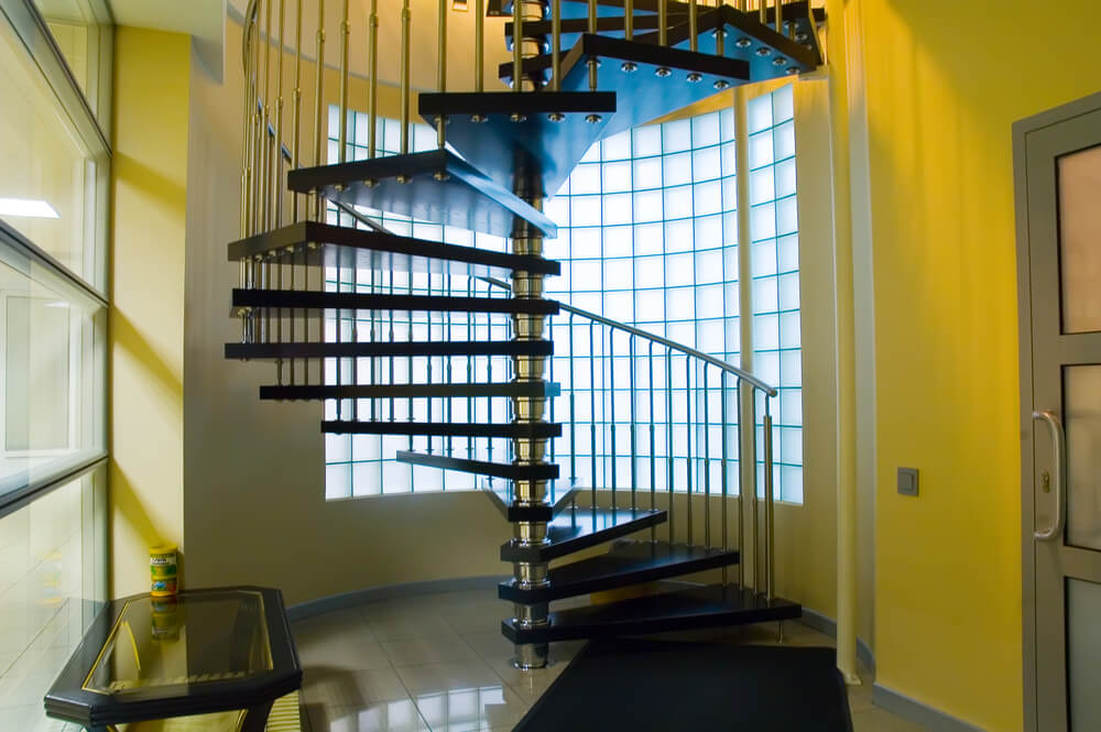 escadas em espiral