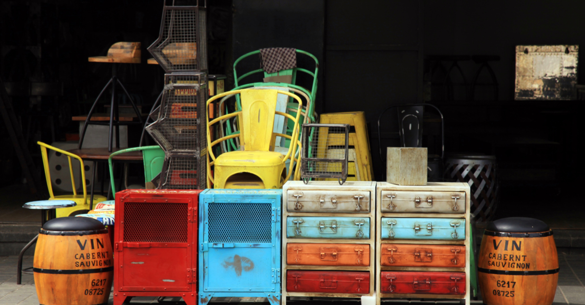 móveis de segunda mão