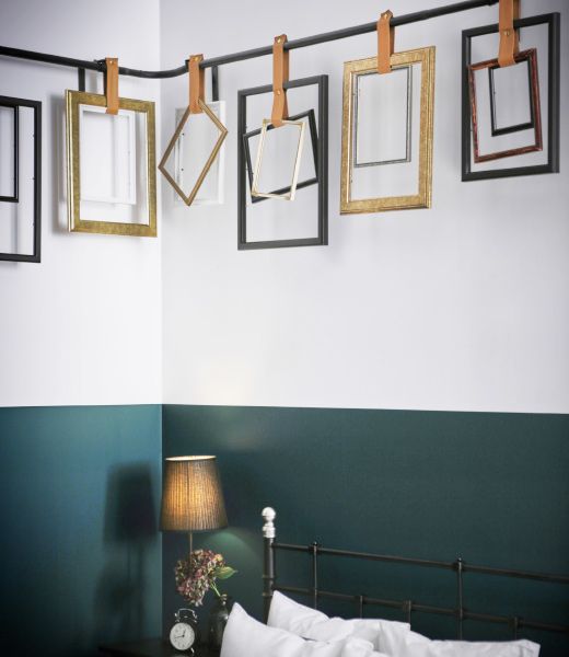 quadros sobre a cama