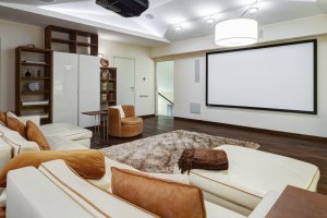 decorar o seu quarto-tela cinema
