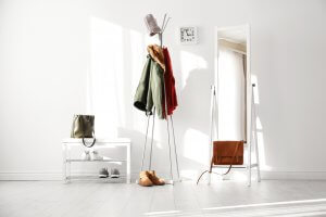 3 sugestões de halls de entrada decorados com o estilo rústico