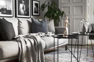 mesas auxiliares com bandeja