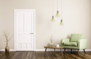 O melhor material para as portas de interiores