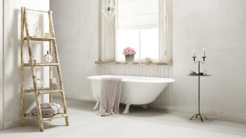 Banheiro no estilo Shabby Chic