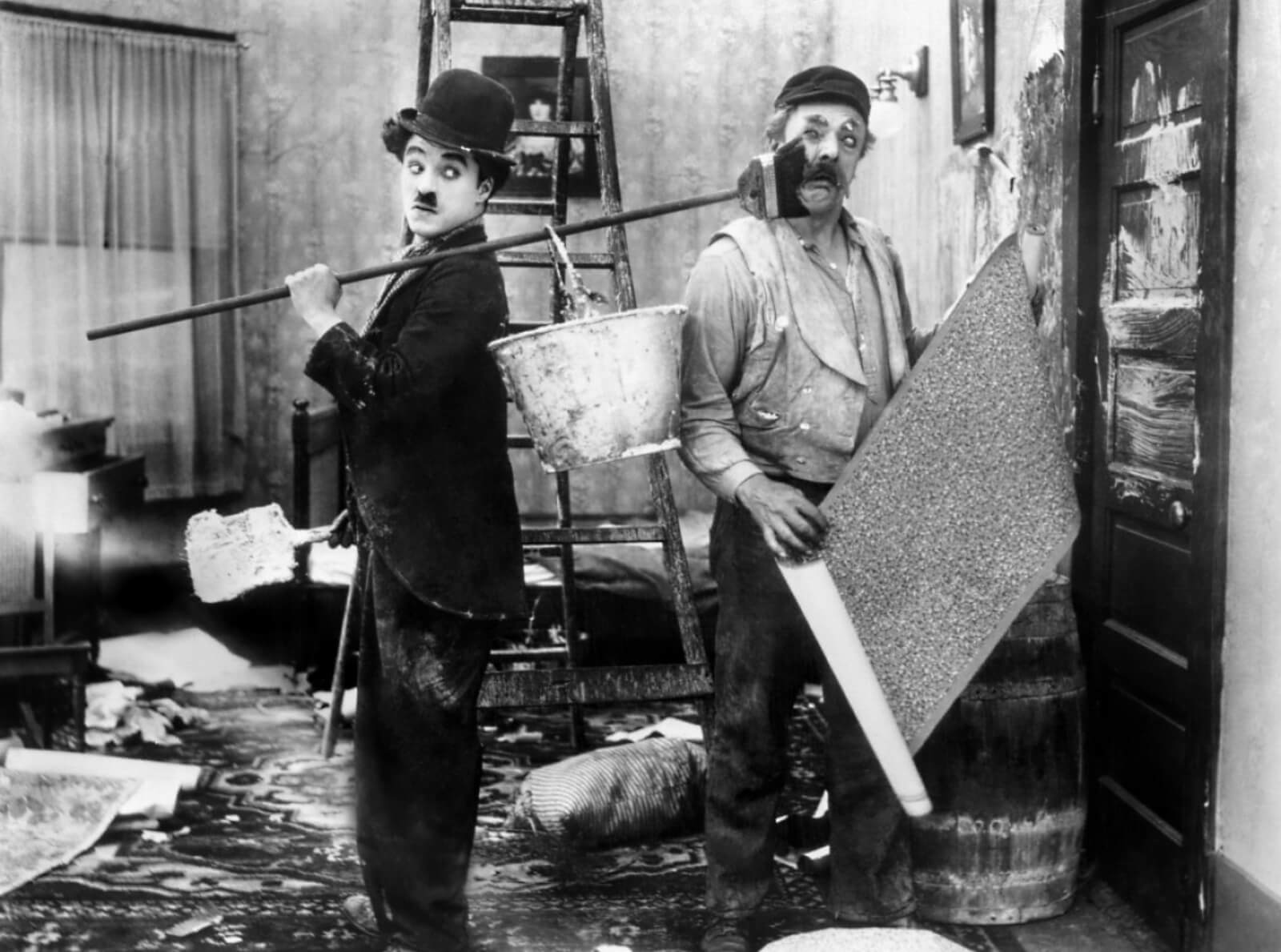 Charlie Chaplin-Fotografias famosas em preto e branco