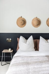 Pinte seu quarto com o estilo half painted walls