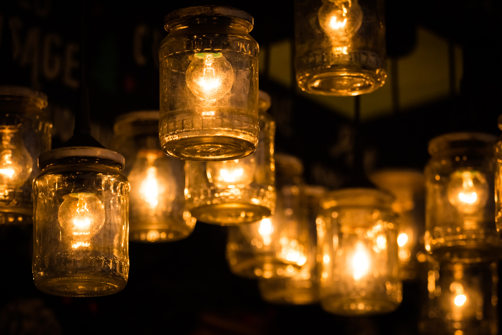 luminárias de vidro