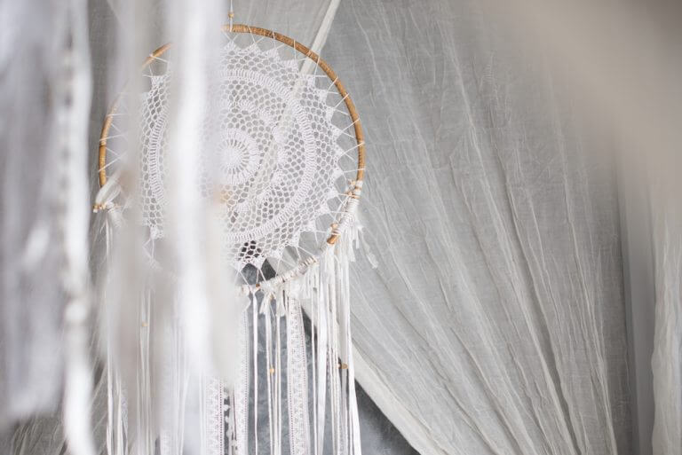 Decorar as paredes com crochê