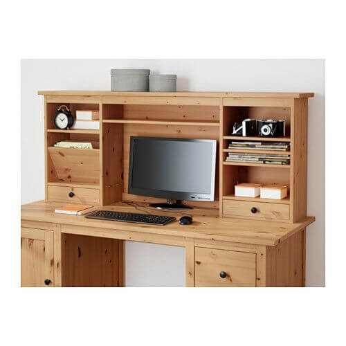 A mesa HEMNES é uma das mesas de escritório da IKEA