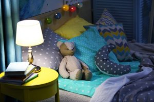 Luminárias de mesa para espaços infantis