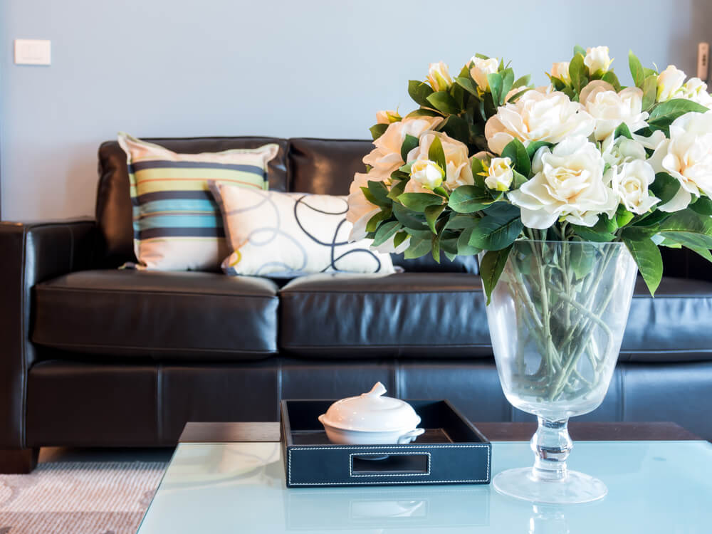 conservar flores artificiais