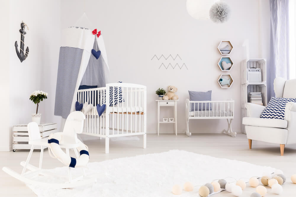quarto infantil em estilo marinheiro