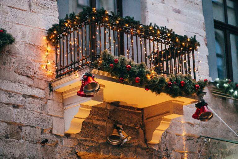 Recursos para decorar o terraço no Natal
