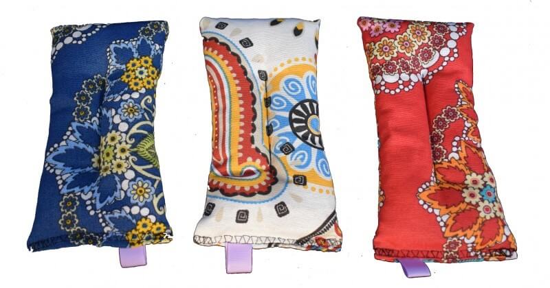 variedade de estampas para almofadas térmicas