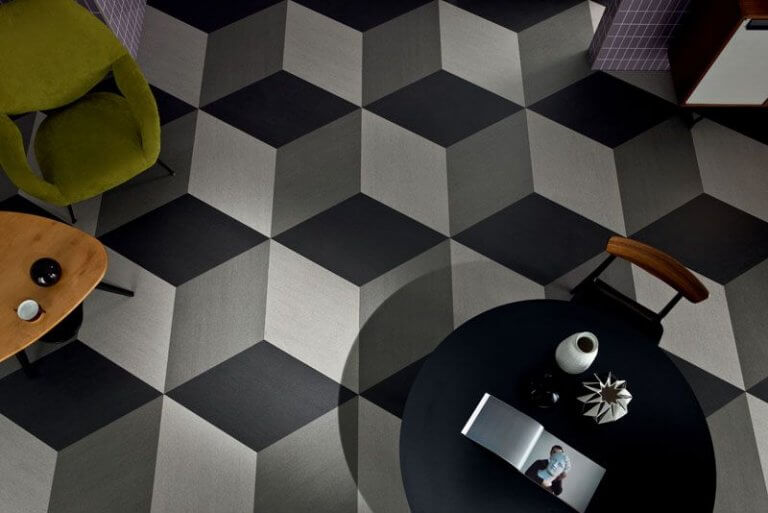 A decoração de banheiros e cozinhas