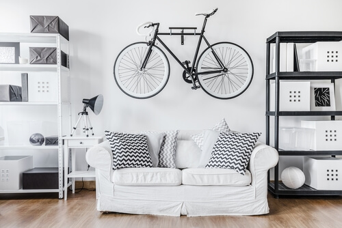 bicicleta na horizontal