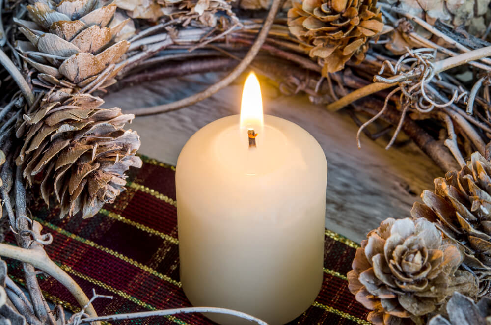 Velas para decorar sua casa no Natal