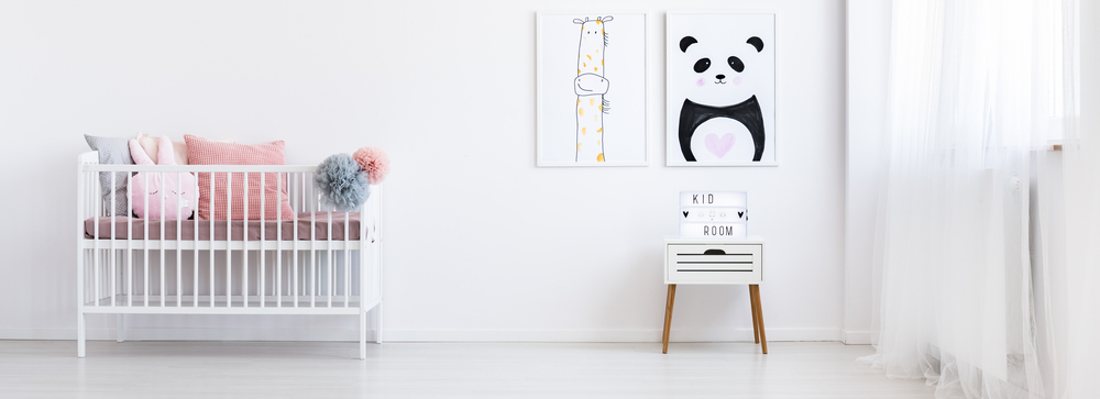 Berços clássicos para bebês.