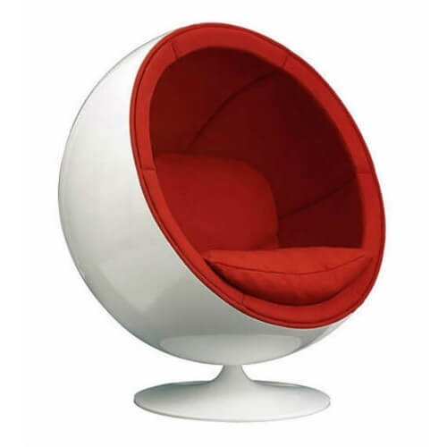 Contexto histórico e estético da cadeira Ball Chair