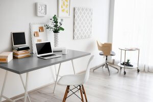 Escritório branco: decore de uma maneira agradável
