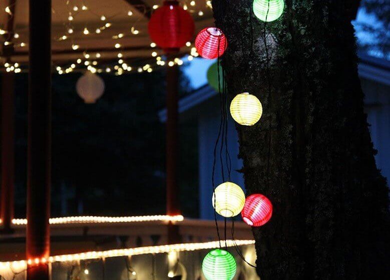 guirlandas para um ambiente alternativo