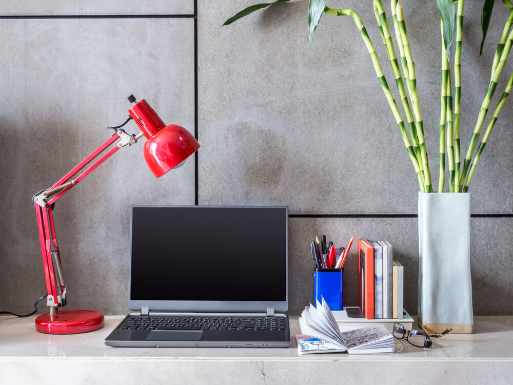 como decorar uma zona de estudo