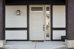 Portas minimalistas para o design de exteriores