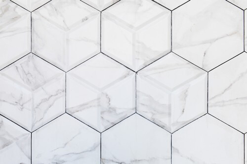 Os azulejos da sua cozinha podem ser em forma de hexágono, quadrado ou em ziguezague