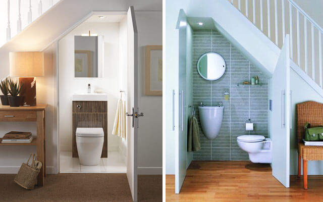 espaços sob escadas