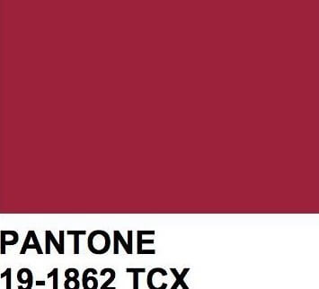 Pantone da Primavera cor Jester Red