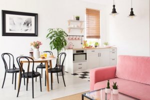 separar sala e cozinha