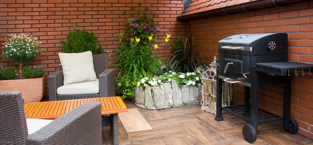 terraço perfeito na primavera