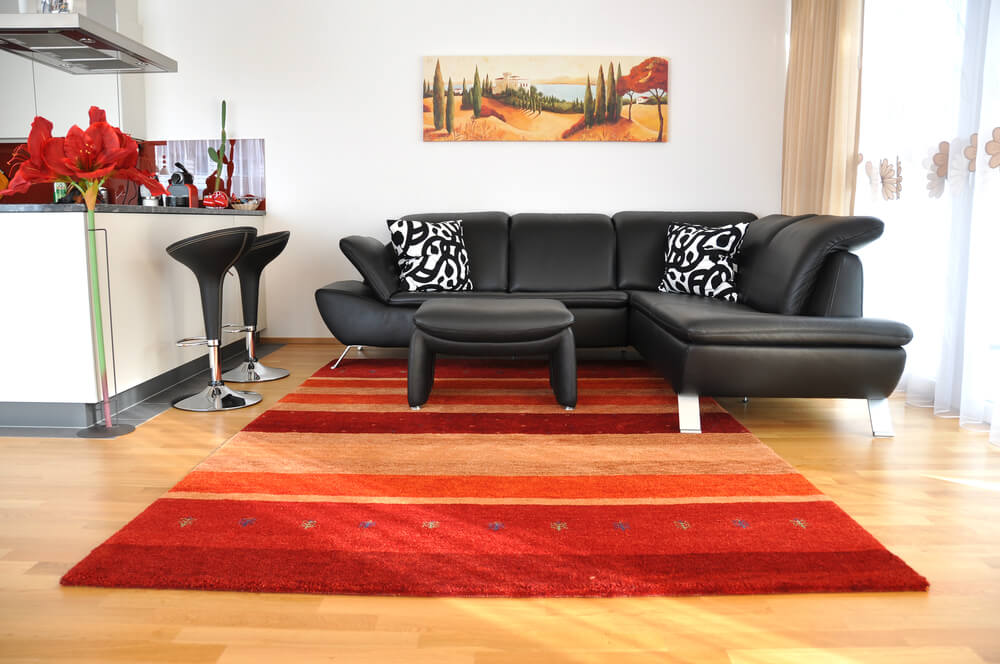 Projetos decorativos cheios de cor: a sala de estar