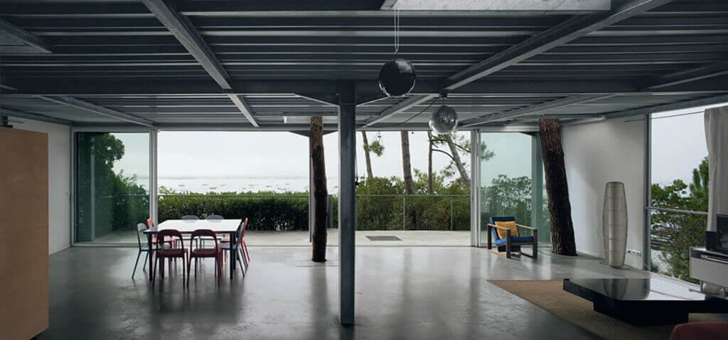 A casa Cap Ferret, natureza dentro de casa