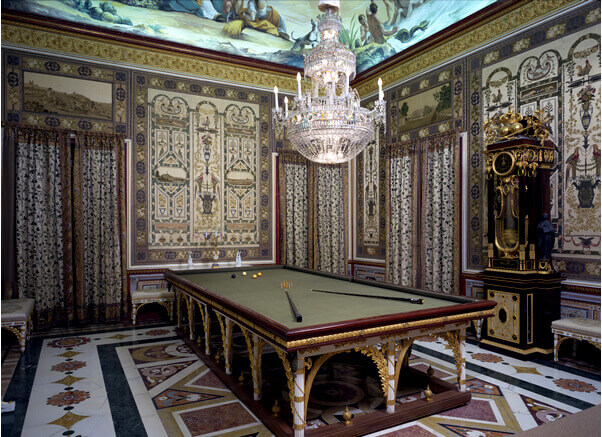 A decoração do Palácio de Aranjuez