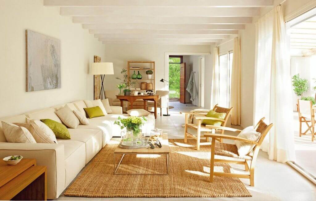 Tapetes de esparto: tipos e tendências