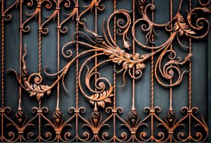 Corrimãos originais feitos em ferro forjado