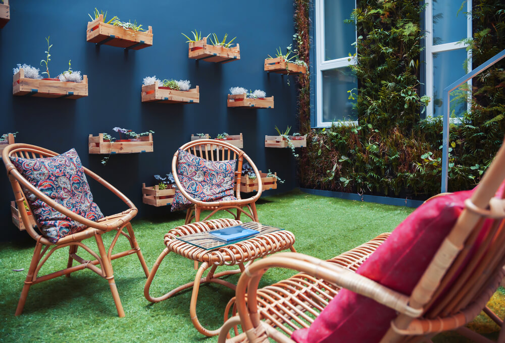 As melhores cores para pintar o pátio