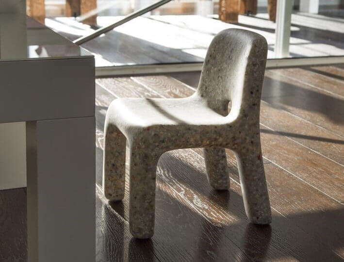 Plástico sustentável para a decoração