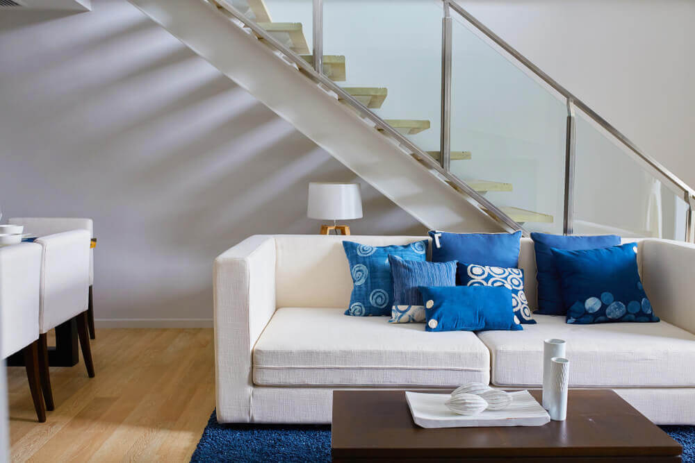 aplicar o azul anil na decoração