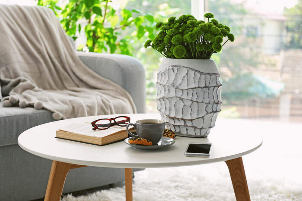 Como decorar a mesa de centro?