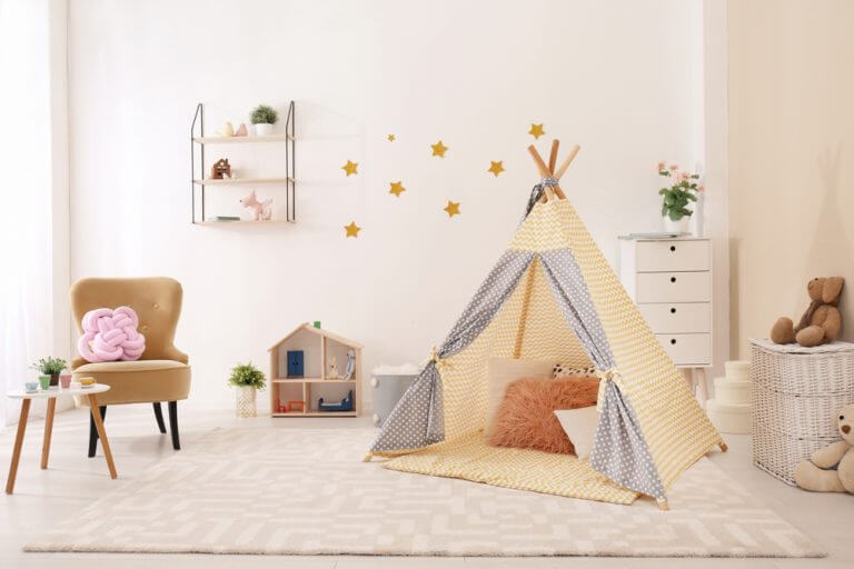 Decorar uma casa com crianças
